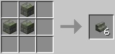 Small Mossy Stone Bricks Stairs