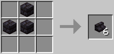 Small Polished Blackstone Bricks Stairs