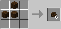 Small Dark Oak Wood Stairs